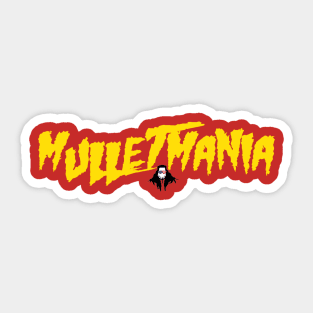 MulletMania Yellow Sticker